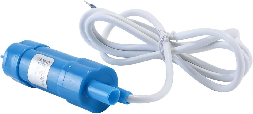 Alide Tauchpumpe 12V 600L/H Mini Wasser Mit 5M Schlauch, Ultra Leise 5M Förderhöhe, Kleine Tauchwass