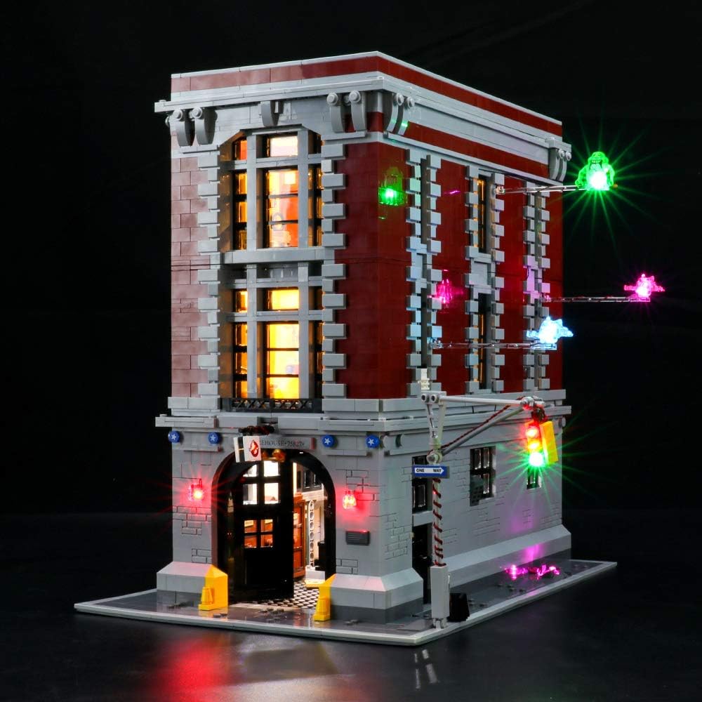 BRIKSMAX Led Beleuchtungsset für Lego Ghostbusters Feuerwehr-Hauptquartier,Kompatibel Mit Lego 75827