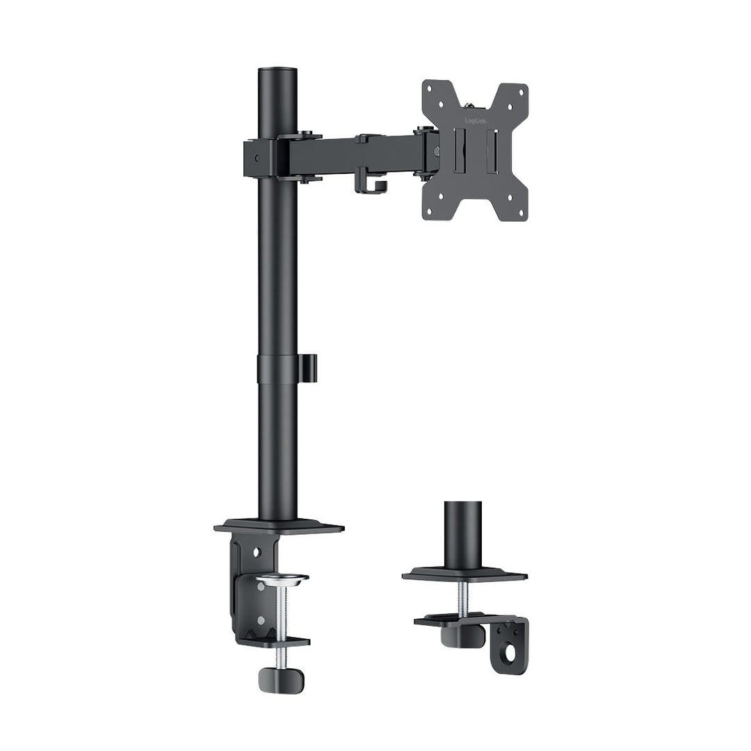 LogiLink Monitor Tischhalterung für 17–32" Bildschirme, 10 kg max., Armlänge 202 mm, VESA 75x75/100x