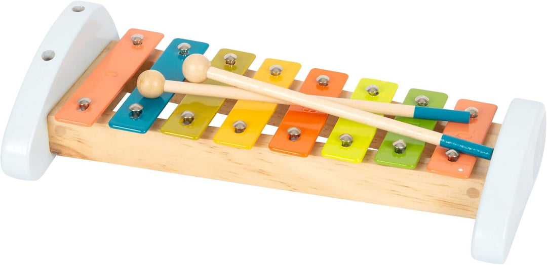 small foot Xylophon "Groovy Beats" aus Holz, Instrument für Kinder, inkl. Notenblatt, ab 18 Monaten,