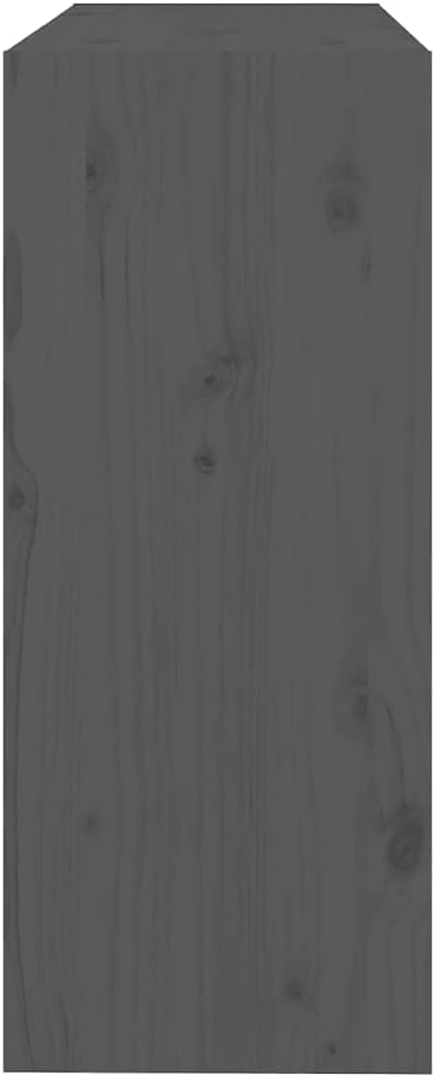 WIFESE Bücherregal Raumteiler 80x30x71,5 cm 2 Fächer Holzregal Standregal Bookshelf Aufbewahrungsreg