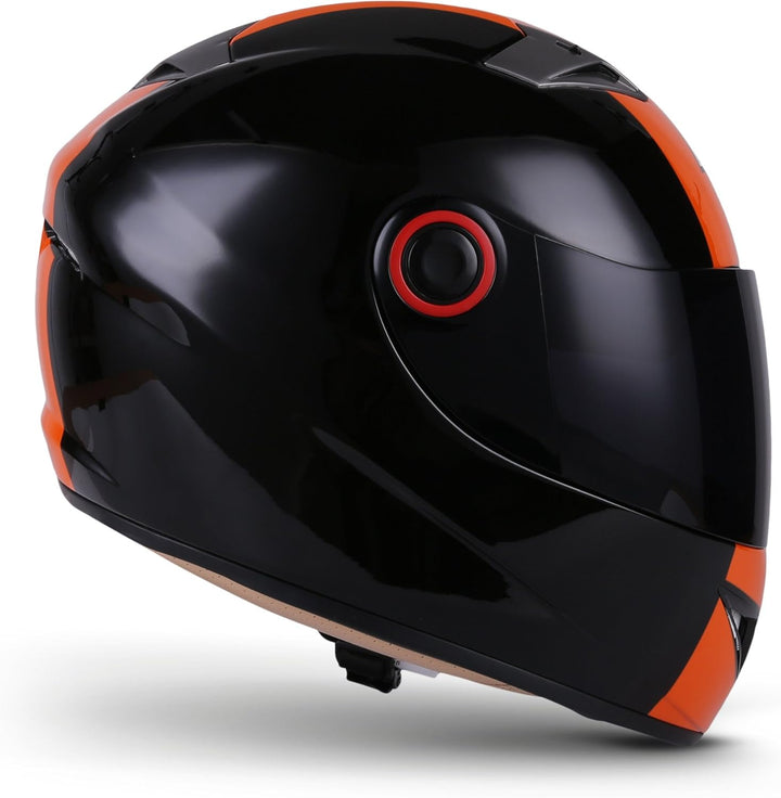 Soxon® ST-666 „Deluxe Titan“ · Integral-Helm · Full-Face Motorrad-Helm Roller-Helm Scooter-Helm Crui
