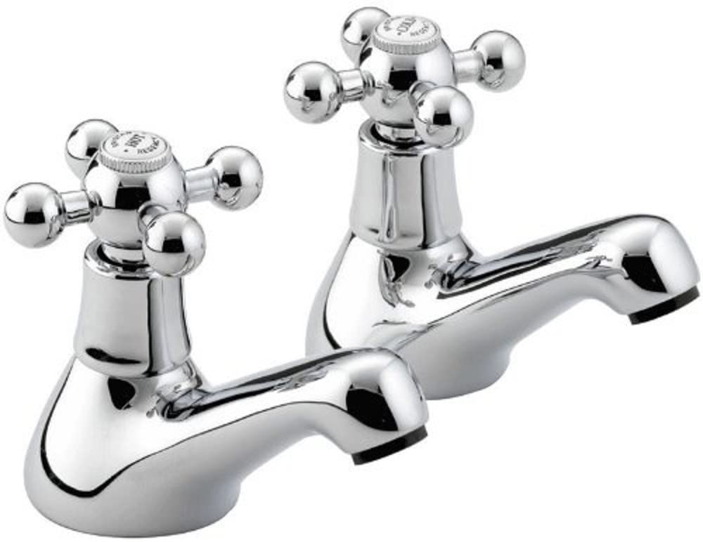 Bristan R 3/4 C Regency Badewannenarmatur, verchromt, Chrome, Bath Pillar, Chrome