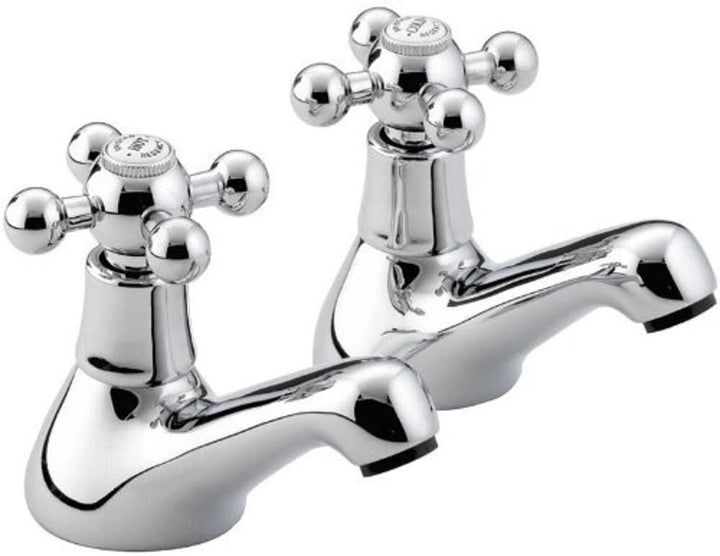 Bristan R 3/4 C Regency Badewannenarmatur, verchromt, Chrome, Bath Pillar, Chrome