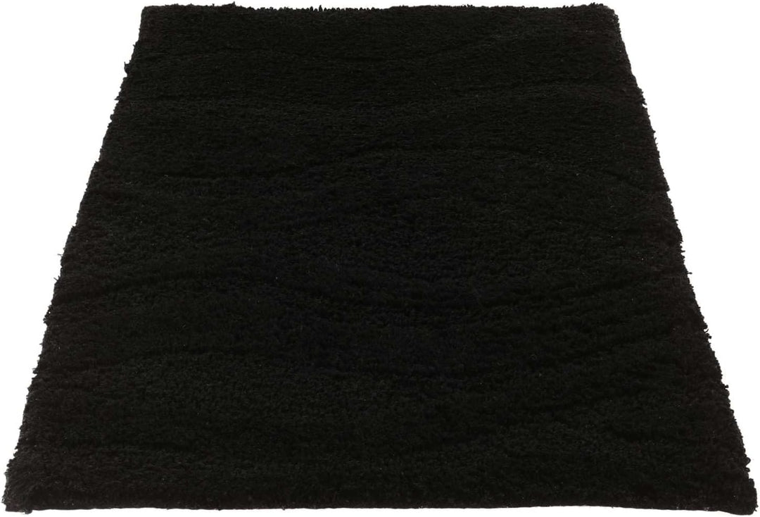 RugVista Badematte Breeze, 80 x 50 cm, Rechteckig, Mittelflor, Anti-Rutsch, Moderner Badteppich, Mas