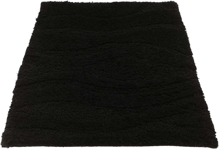 RugVista Badematte Breeze, 80 x 50 cm, Rechteckig, Mittelflor, Anti-Rutsch, Moderner Badteppich, Mas