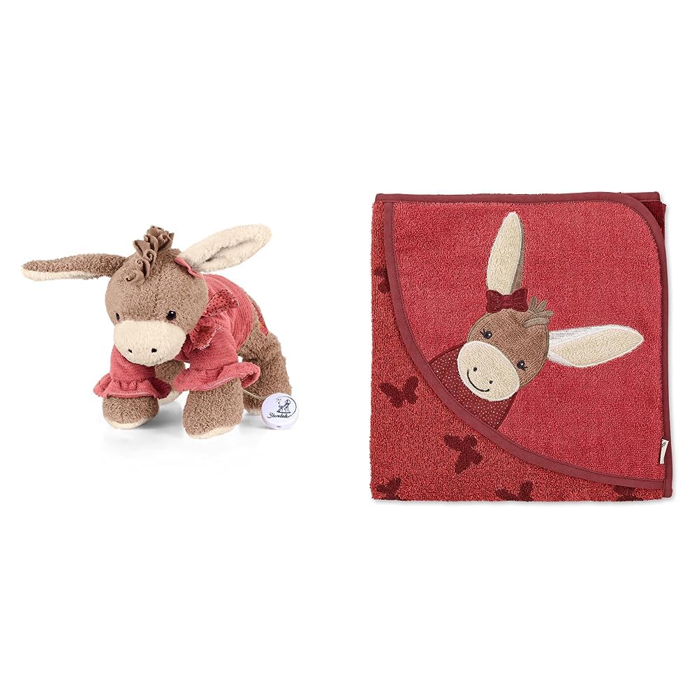 Sterntaler Spieluhr M Emmily Bundle mit Kapuzenbadetuch, Bundle mit Kapuzenbadetuch