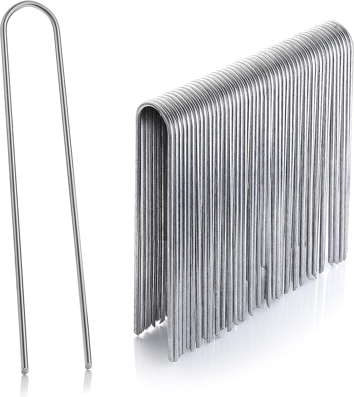 GardenMate 200 Erdanker VERZINKT aus Stahldraht 200mm lang, 25mm breit, Ø 3,8mm, runder Kopf - Für H