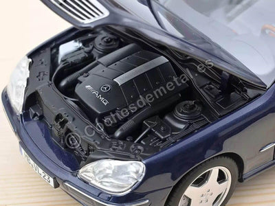 Norev kompatibel mit Mercedes S-Klasse S55 AMG W220 2000 dunkelblau metallic Modellauto 1:18