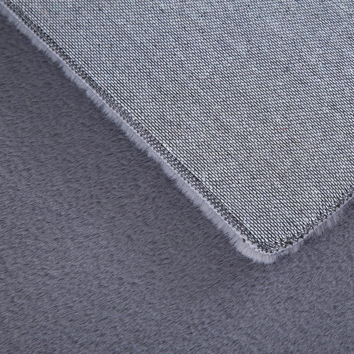 Weicher Hochflor Teppich Wohnzimmer Waschbarer Teppich im modernen Stil Unicolor & Einfarbig Läufer