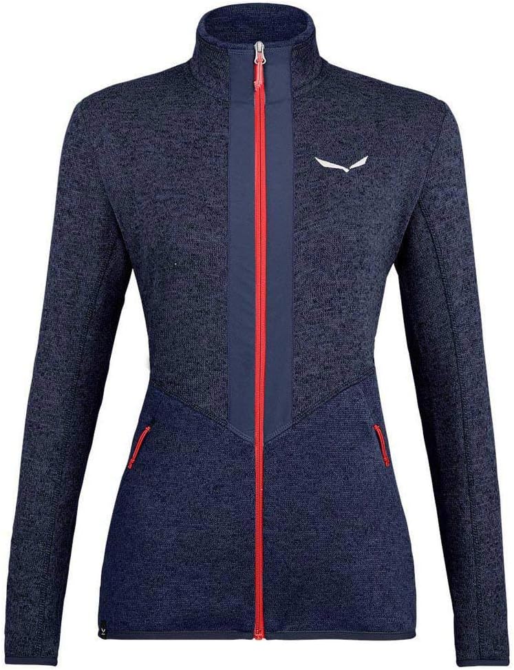 Salewa Damen ROCCA 2 PL W FZ, Fleecejacke Midlayer, XXS Navy Blazer Melange/6080