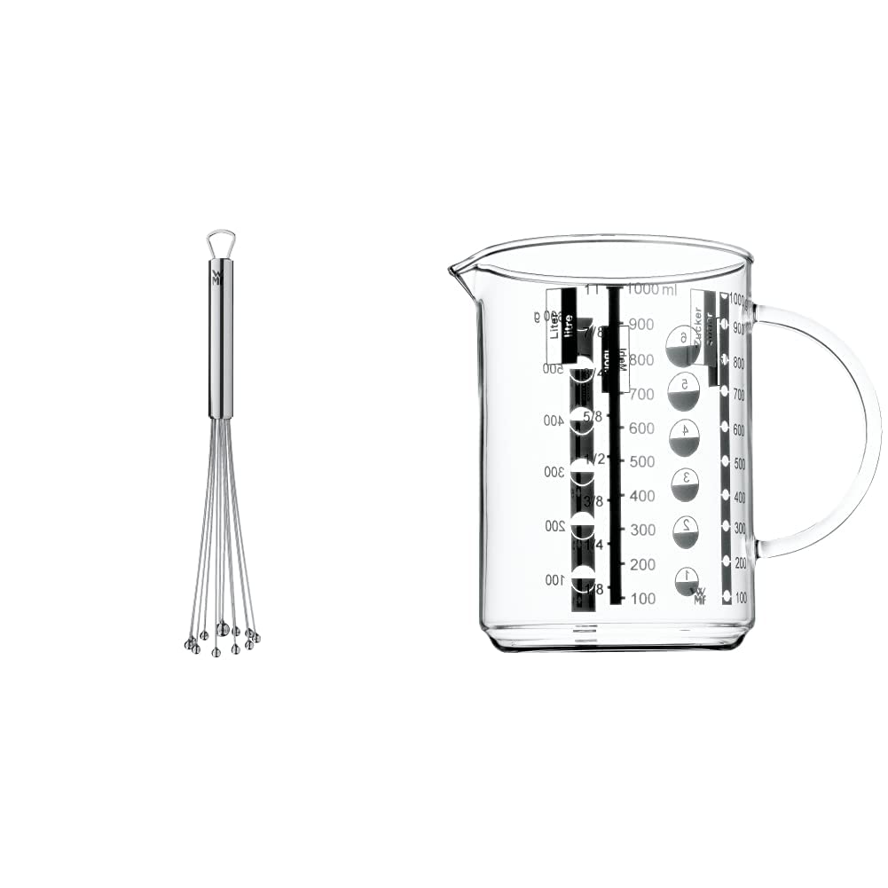 WMF Profi Plus Rührblitz 27 cm, Schneebesen Edelstahl -Kugeln, Cromargan Edelstahl teilmattiert, Rüh