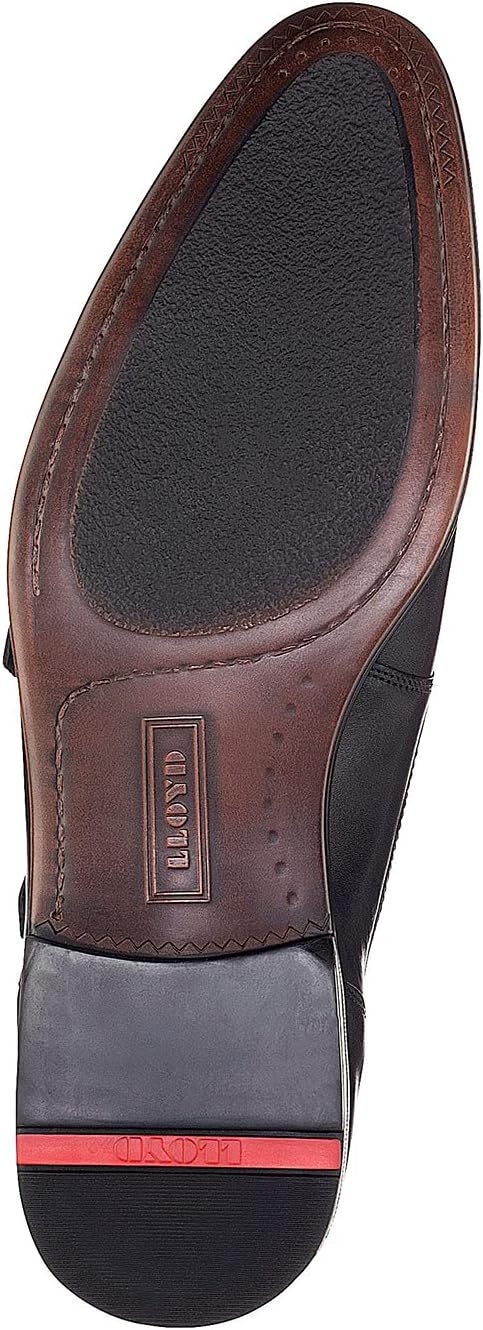 LLOYD Herren Slipper Mailand, Männer Businessschuhe,lose Einlage,Normalweit 43 EU Schwarz, 43 EU Sch