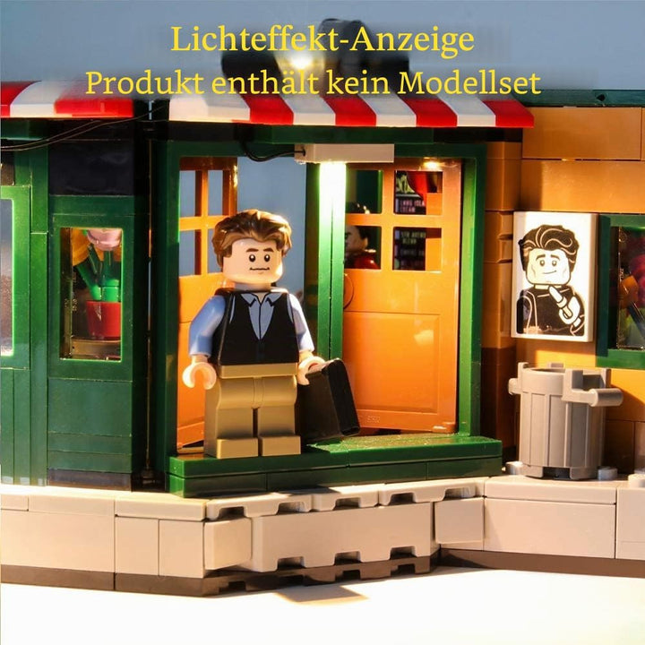 GEAMENT LED Licht-Set für Ideas Friends Central Perk Café - Kompatibel mit Lego 21319 Bausteinen (Mo