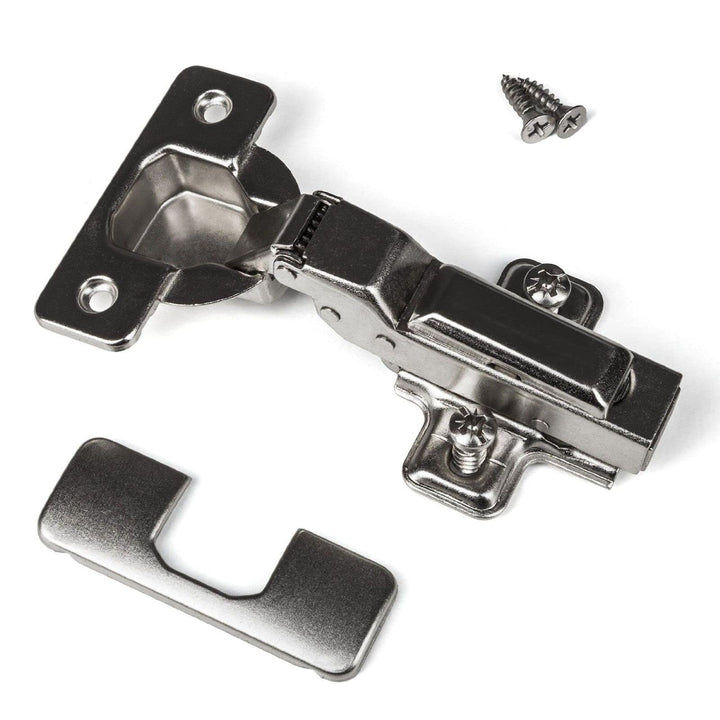 SOTECH 10 Stück SOFT-CLOSE Topfbänder 105° Mittelanschlag T45 mit Montageplatten und Schrauben und s