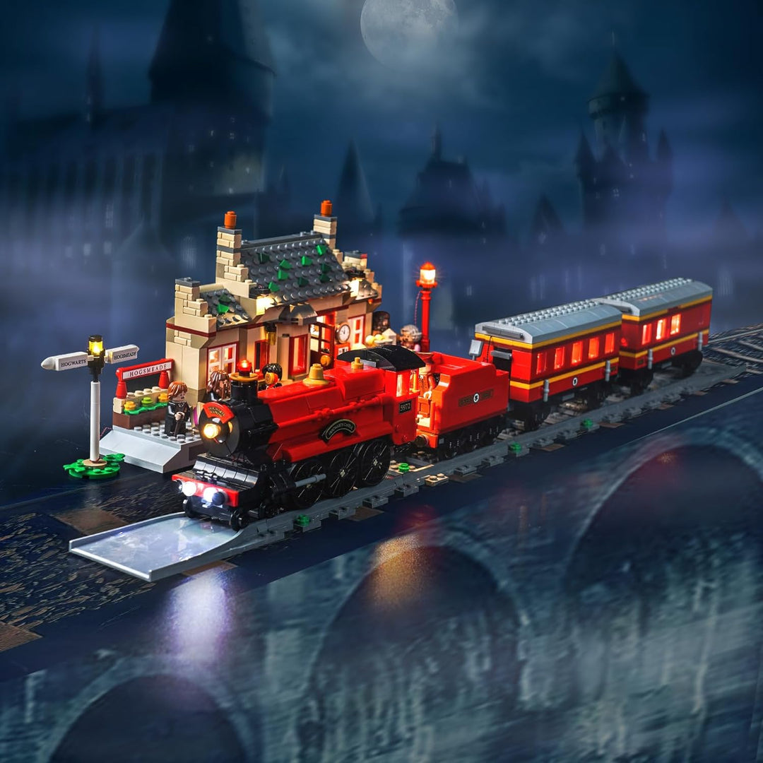 Led Licht Set für Lego 76423 Hogwarts Express Train Set with Hogsmeade Station (Kein Lego), Dekorati