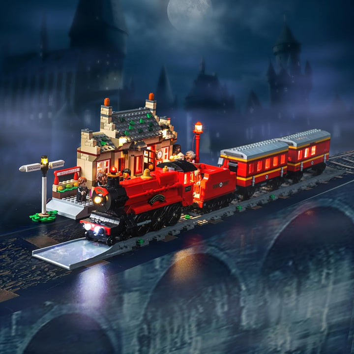 Led Licht Set für Lego 76423 Hogwarts Express Train Set with Hogsmeade Station (Kein Lego), Dekorati