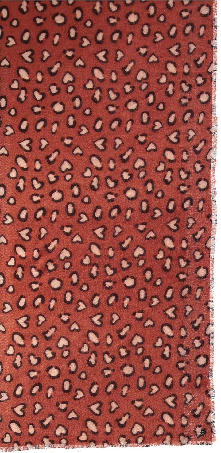 FRAAS Damen Stola, 65 x 180 cm, Polyacryl Rost
