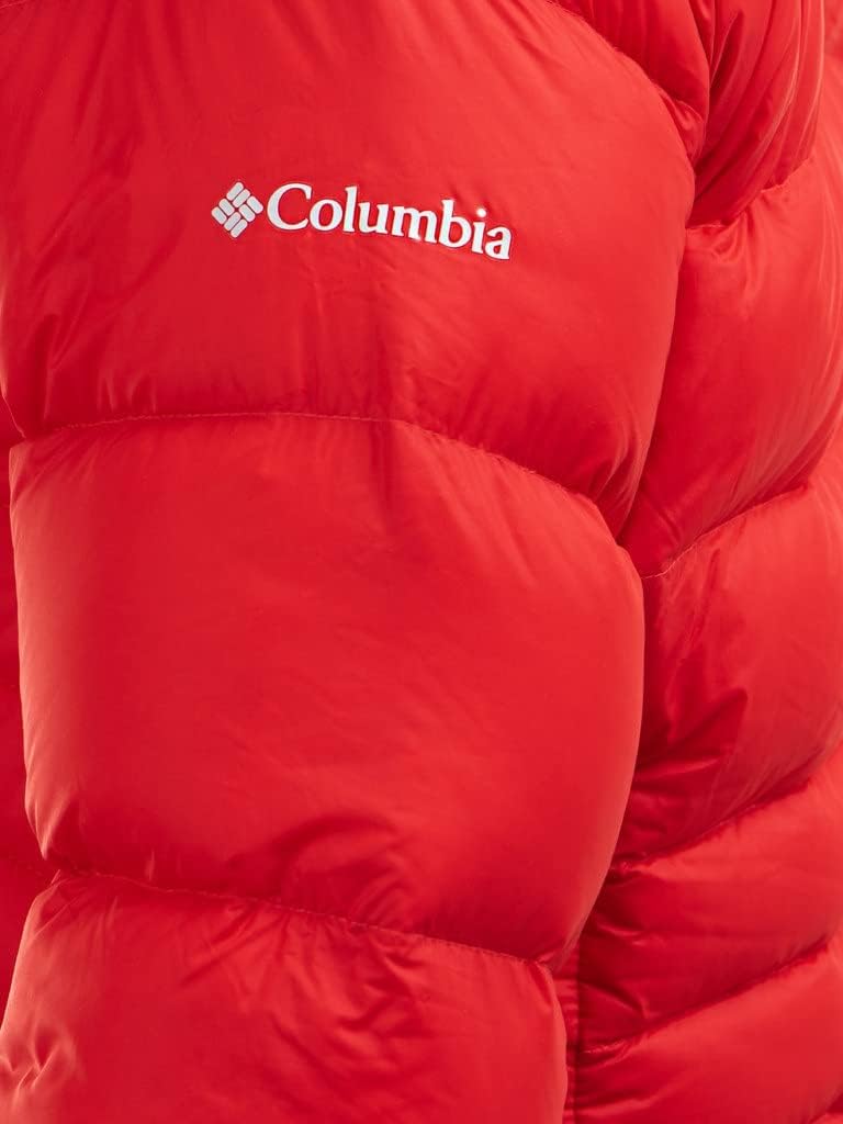 Columbia Damen Autumn Park Down Hooded Jacket Autumn Park Daunenjacke mit Kapuze M Red Lily, M Red L