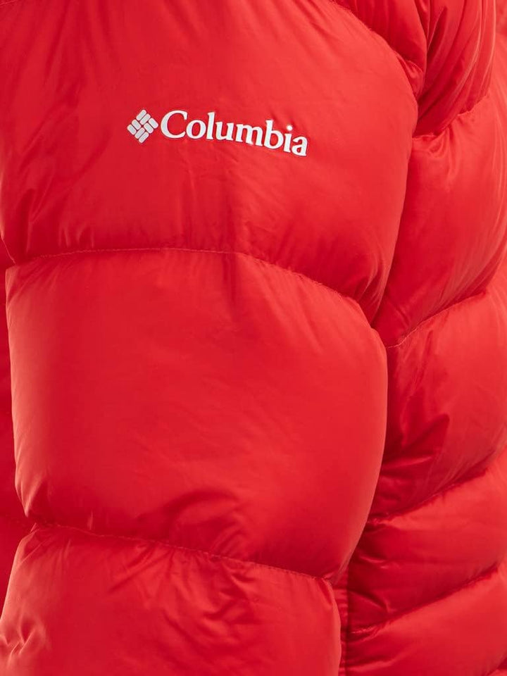 Columbia Damen Autumn Park Down Hooded Jacket Autumn Park Daunenjacke mit Kapuze M Red Lily, M Red L