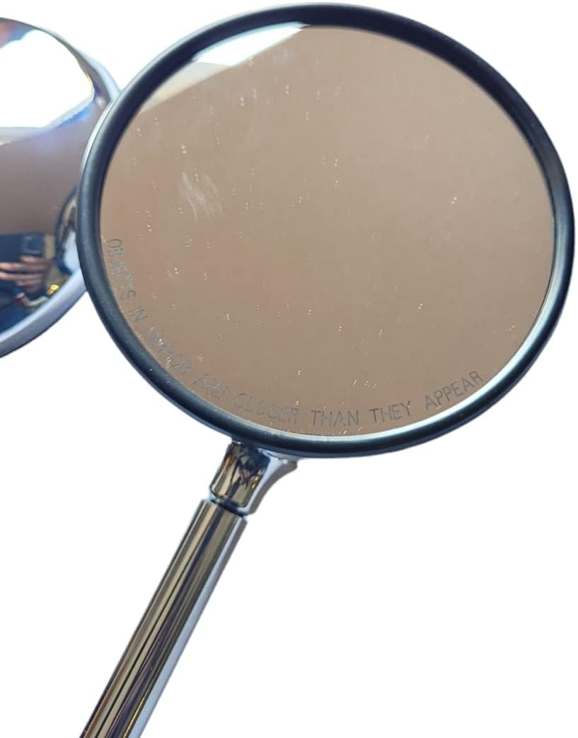 Chrom Spiegel Links und Rechts für Vespa GTS 125 GTS Super 125 300 Vespa LX 125, LX Piaggio Liberty