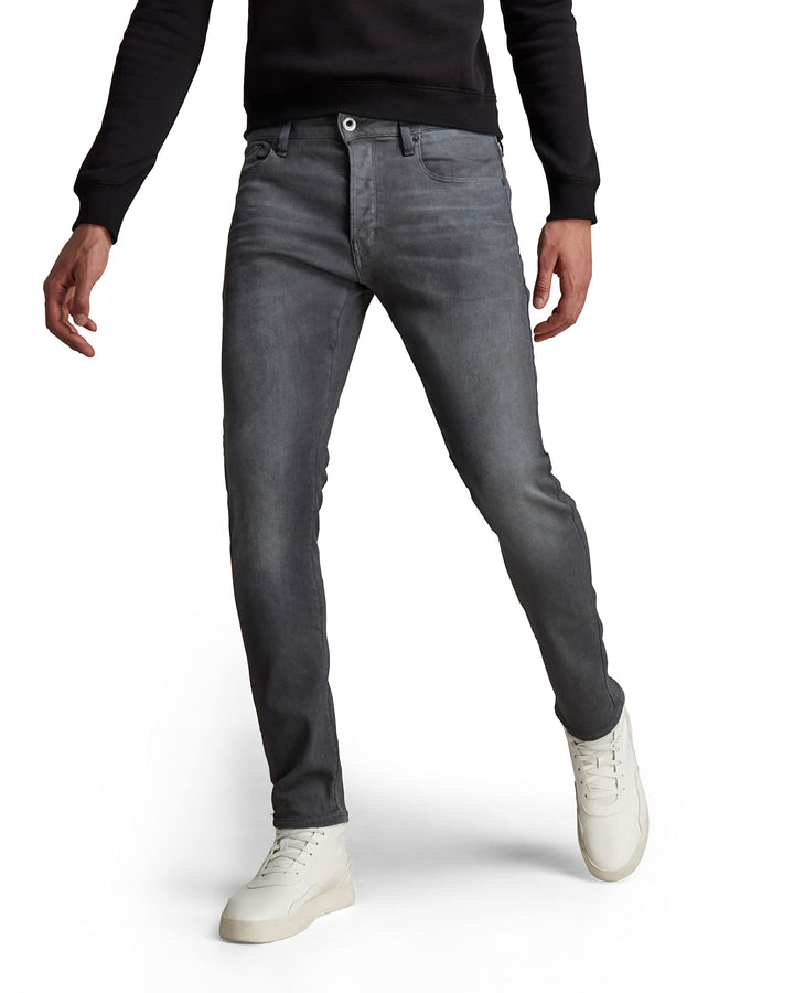 G-STAR RAW Herren 3301 Slim Jeans 28W / 32L Grau (Dk Aged Cobler 51001-7863-3143), 28W / 32L Grau (D