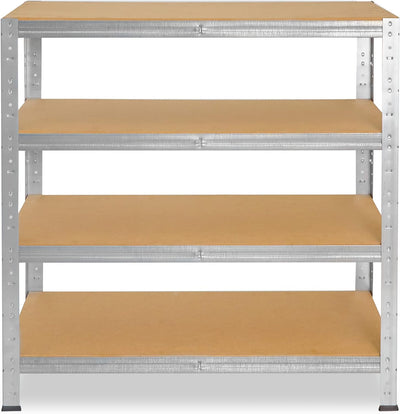 shelfplaza® 100x50x60cm Home Schwerlastregal verzinkt/Metallregal mit 4 Böden/Kellerregal Metall, Ga
