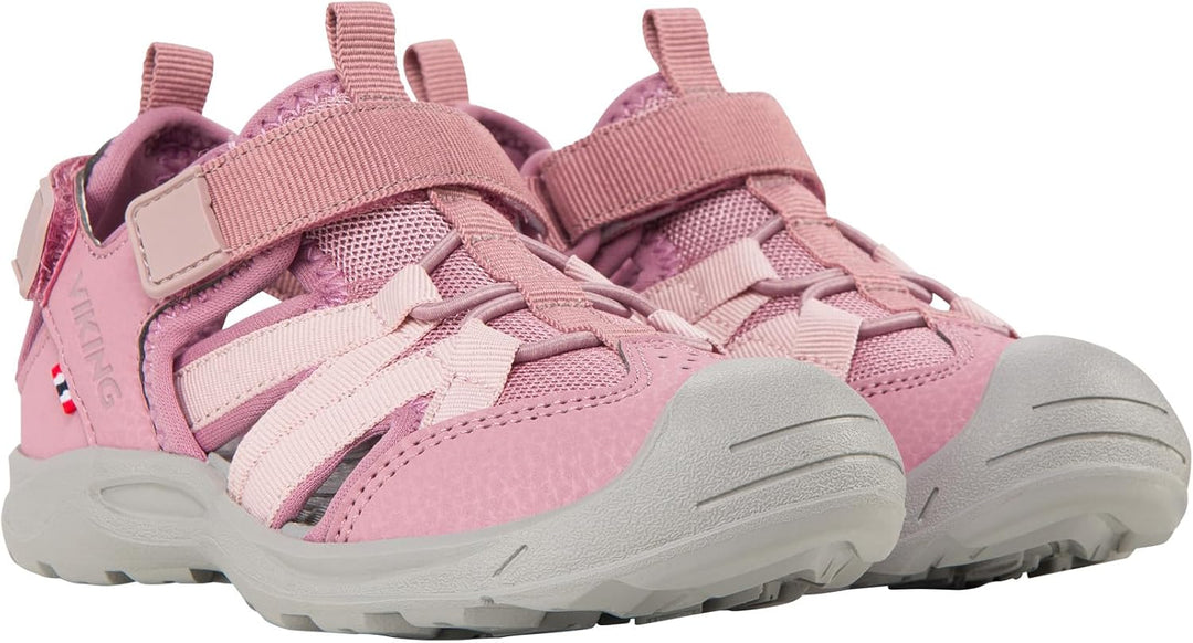 Viking Unisex Kinder Adventure Sandal 30 EU Weit Pink Dusty Pink, 30 EU Weit Pink Dusty Pink