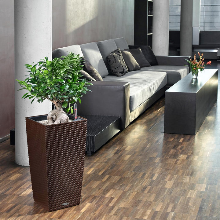 LECHUZA CUBICO Cottage 30 mokka 15225 29.5x29.5x56.5 cm Mokka, 29.5x29.5x56.5 cm Mokka