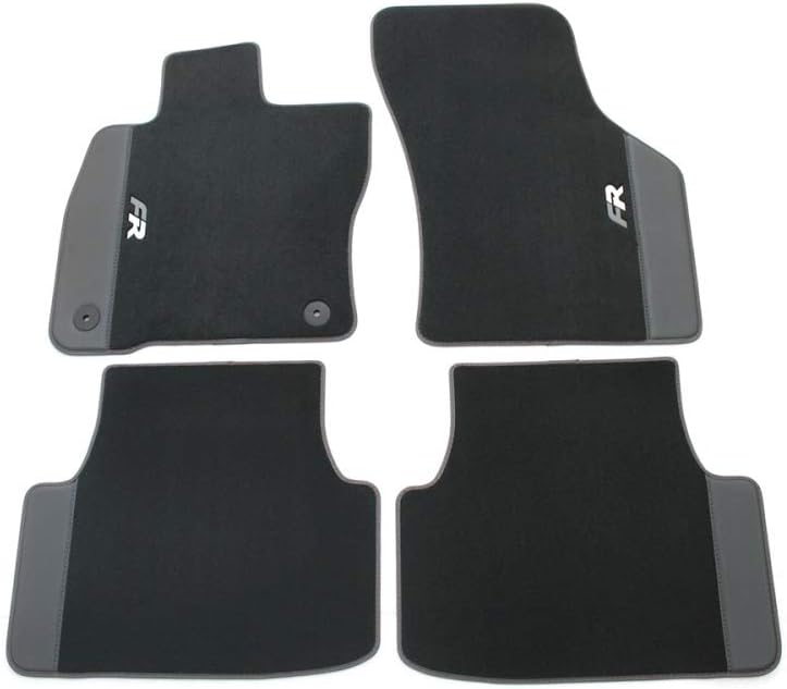Seat 5FB863011BLOE Textil Fussmatten 4X Stoffmatten FR Velours Matten, Nicht für Mild-Hybrid (MHEV/e