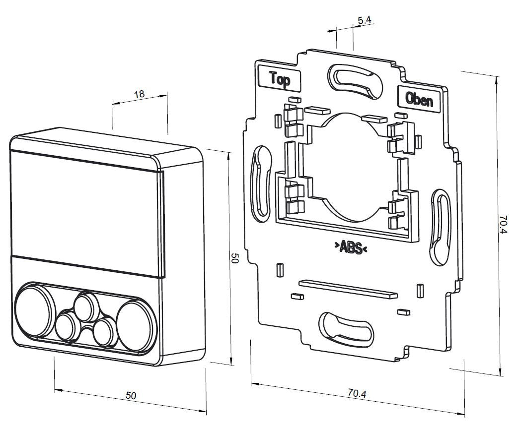 WIR elektronik, eWickler Standard 5 Fenster Funk-Set, eW930-F-M, 5x elektrischer Gurtwickler + 1x Fu