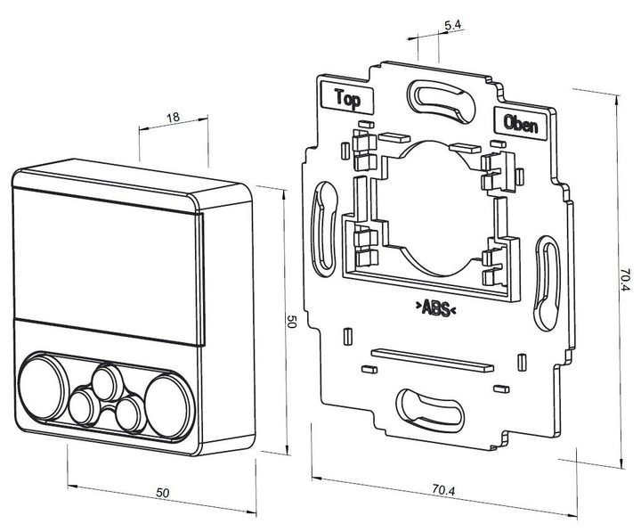 WIR elektronik, eWickler Standard 4 Fenster Funk-Set, eW930-F-M, 4x elektrischer Gurtwickler + 1x Fu