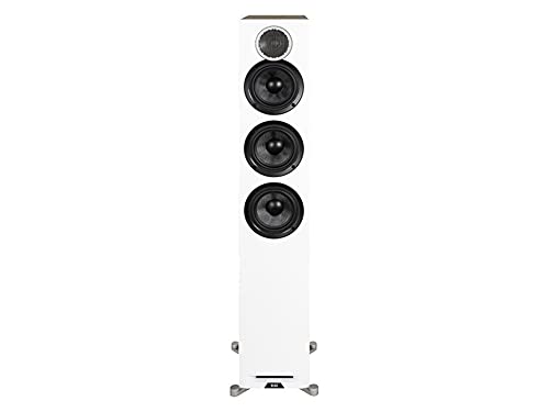 ELAC Debut Reference DFR52 Standlautsprecher, Weiss/Holz