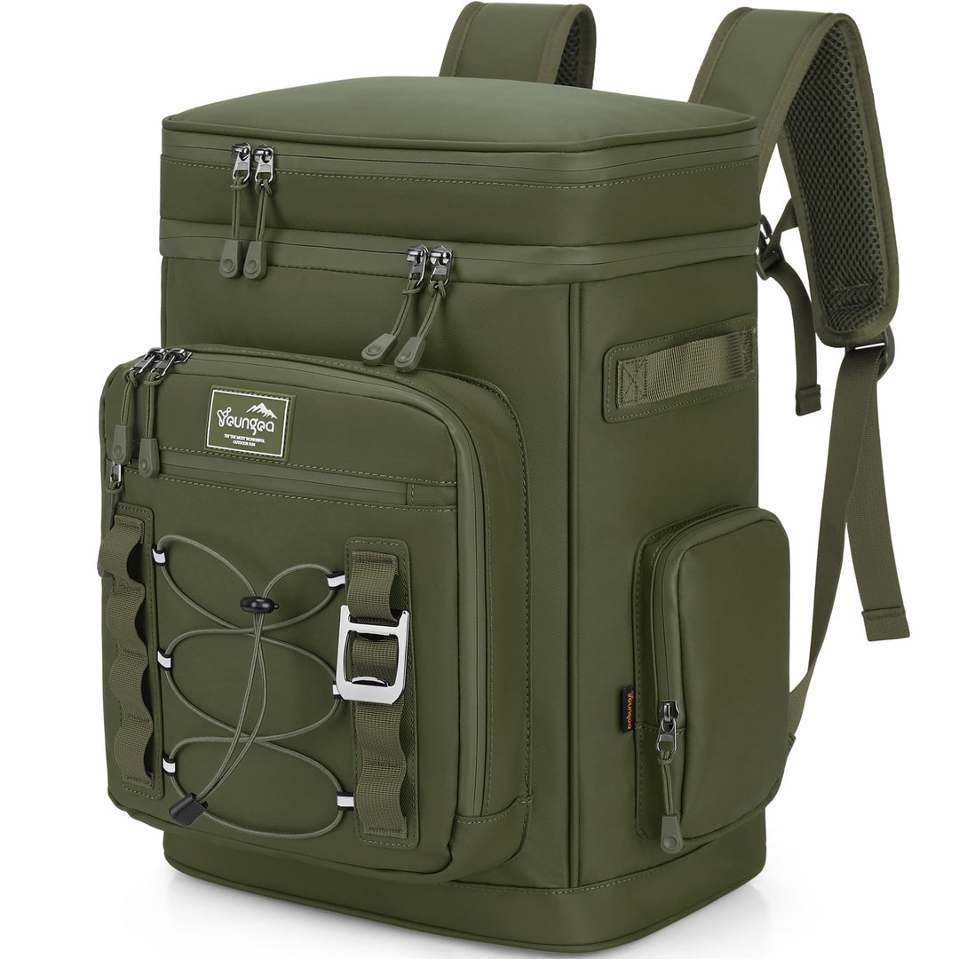 Kühlrucksack, 30L Grosse Thermo Kühltasche Rucksack, Wasserdicht Picknickrucksack Gross für Strand,