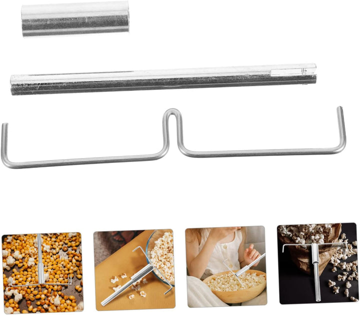 Housoutil Popcornmaschine Ersatzteil Mixer Rührstab Satz Aus Metall Langlebig Für Popcornbereiter Zu