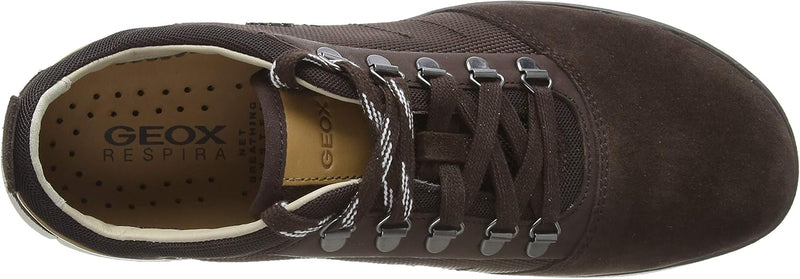 Geox Herren U Nebula A Sneaker, 41 EU Braun Brown C0013