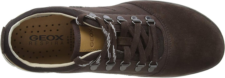 Geox Herren U Nebula A Sneaker 45 EU Braun Brown C0013, 45 EU Braun Brown C0013
