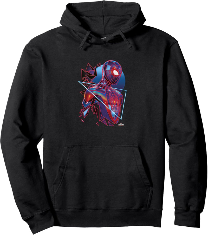 Marvel Spider-Man: Miles Morales Shattered Portrait Pullover Hoodie