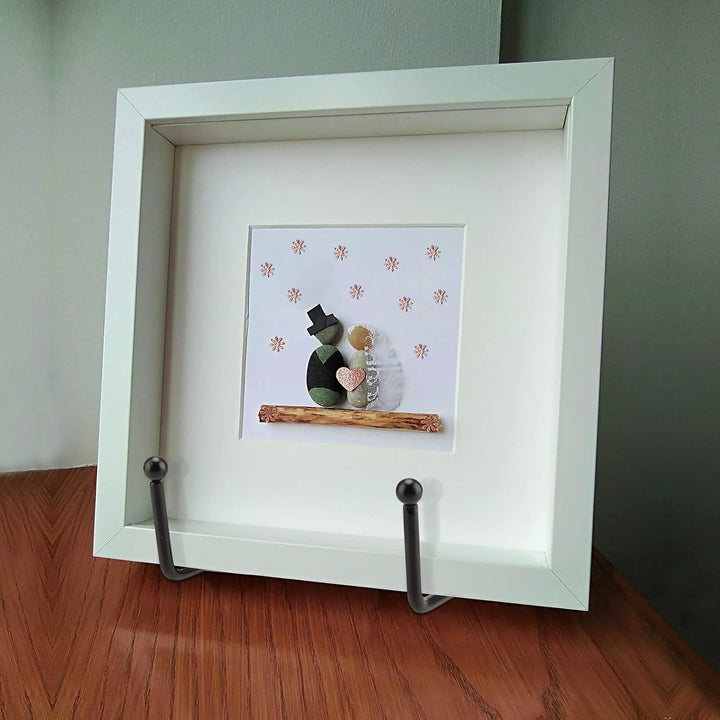 ZEONHEI 8 Stück Eisen Display Ständer, 3 Zoll und 6 Zoll Metall Tellerständer, Plattenständer für Di