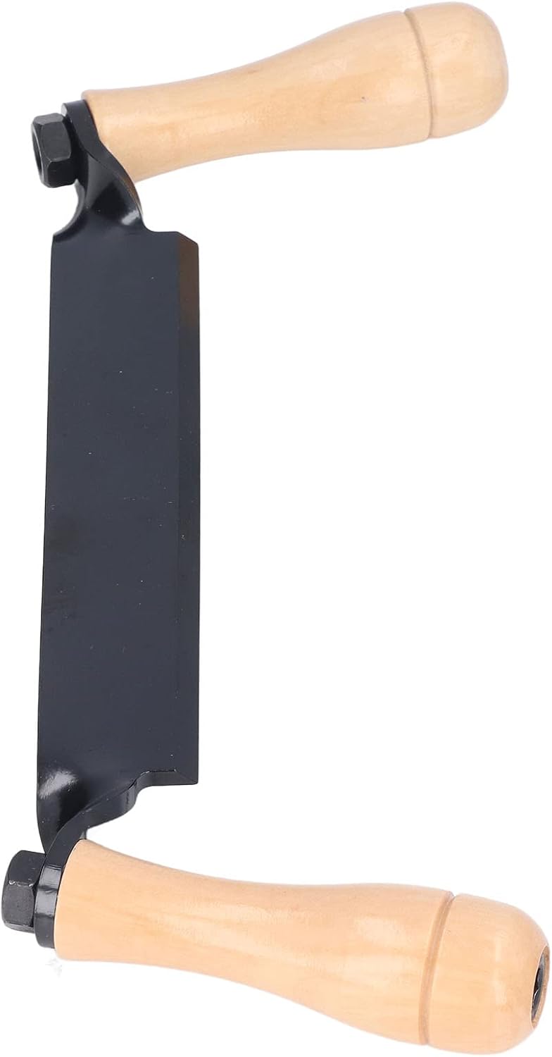 Draw Knife, Straight Draw Shave Knife mit Wolframstahlklinge und ergonomischem Holzgriff Arbeitsspar