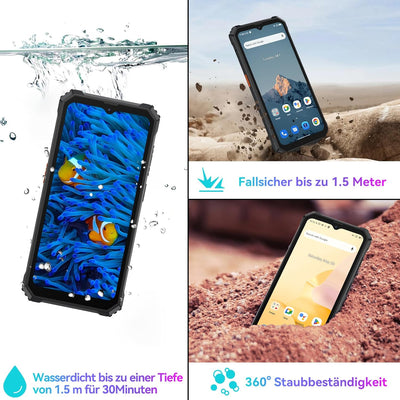 Blackview BV6200 Pro(8GB+128GB) Outdoor Handy Ohne Vertrag, Android 13, Smartphone mit 13000mAh Akku