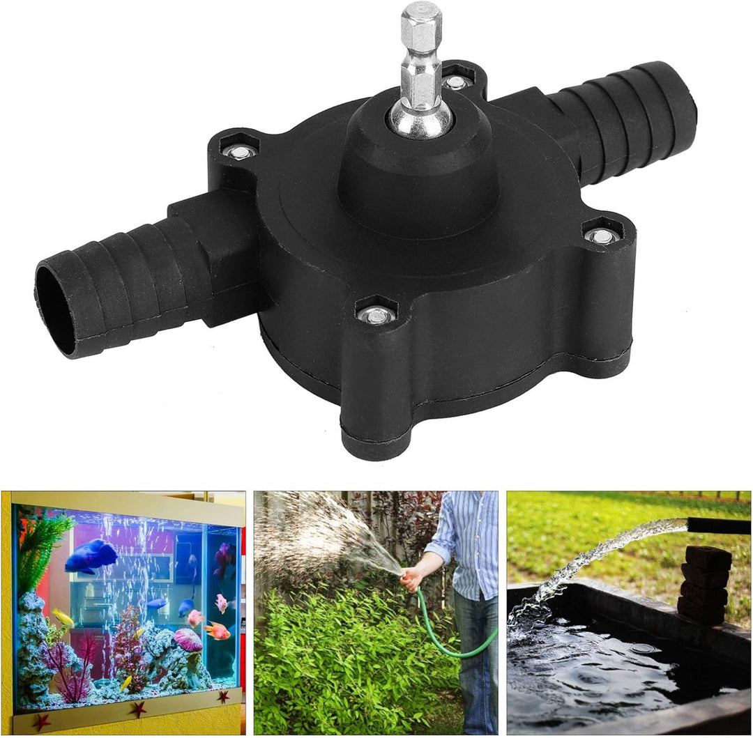 Mini Bohrmaschine Pumpe Selbstansaugende Wassertransferpumpe Haushaltspumpenwerkzeuge für Transferöl