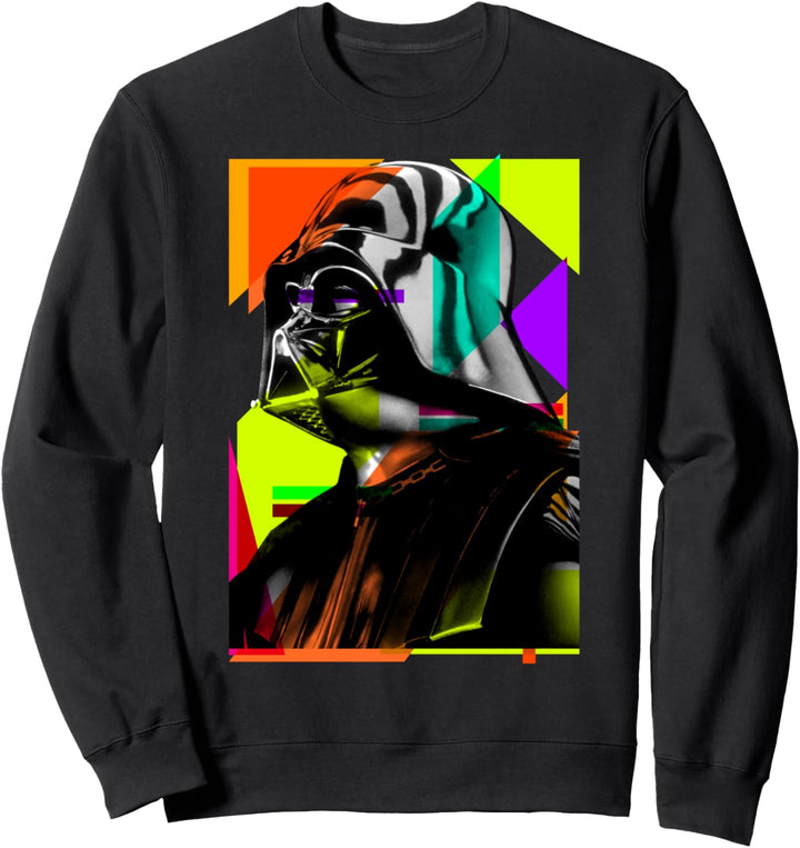 Star Wars Darth Vader Neon Pop Triangle Portrait Sweatshirt