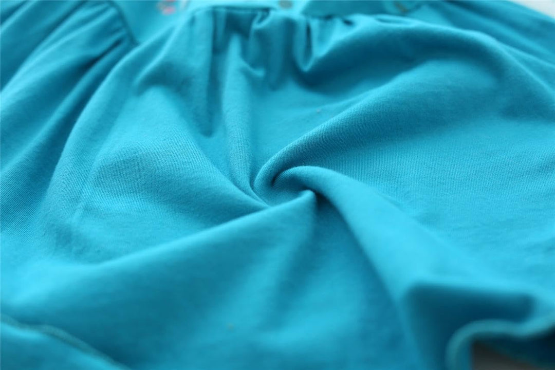 Lito Angels Baby Mädchen Kleinkind Mädchen Prinzessin Kleid Verkleiden Kostüm Casual Kurzarm Blau (S
