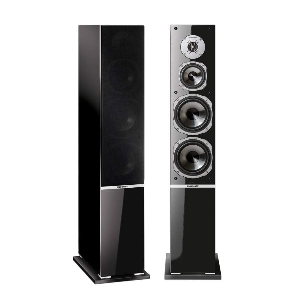 quadral Standlautsprecher Argentum 590 schwarz (Paar)