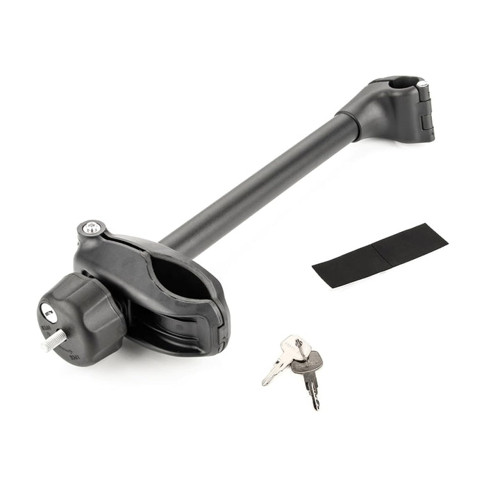 LST Rahmenhalter für Fahrradträger Radhalter 42 cm U-Bügelrohr Ø 25 mm abschliessbar