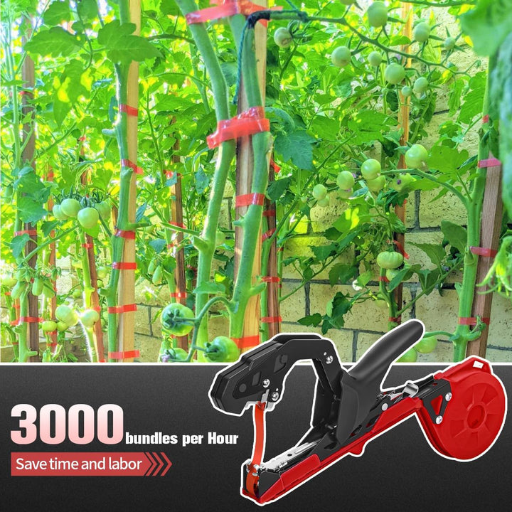 Professionelle Pflanzen Bindezange für Weinberg Tomaten Gurken, Pflanzenbindemaschine ideal für Gärt