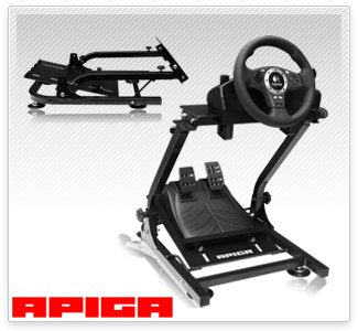 APIGA AP2 LENKRAD-KONSOLE (faltbar) (Modell 2025) für Logitech G27 T500RS GT5 etc.