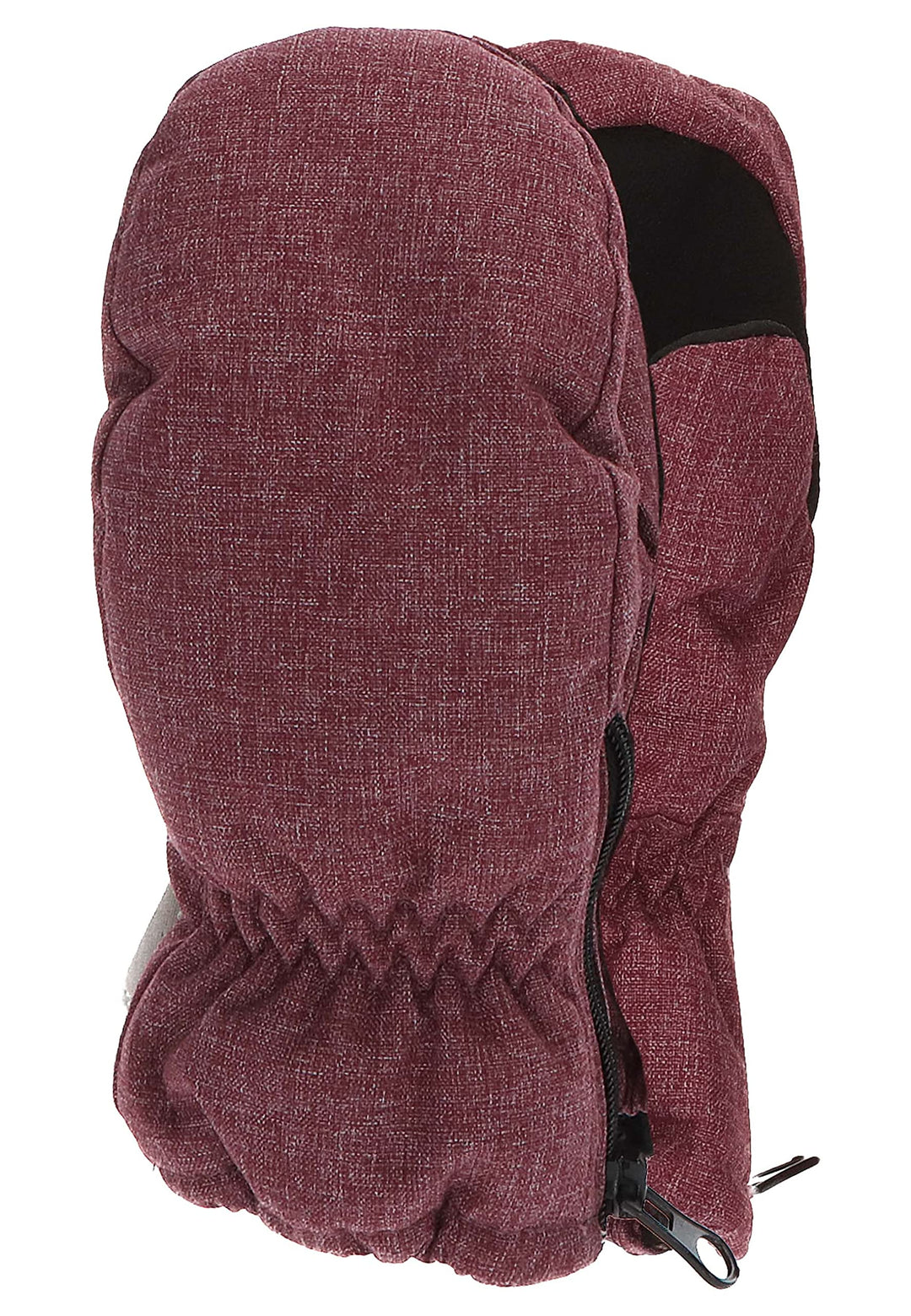 Sterntaler Unisex Kinder Melange mit Daumen und Seitlichem Reissverschluss Fäustlinge 1 Rosa, 1 Rosa