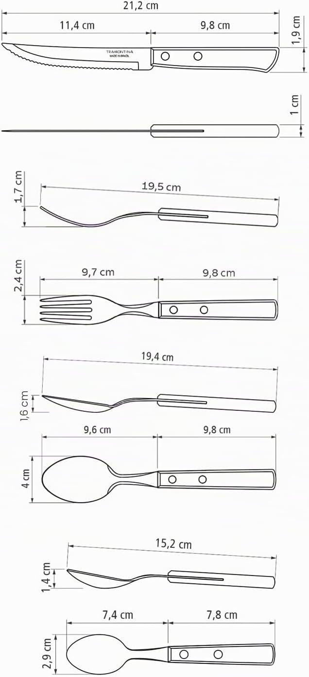 Tramontina 24-tlg. Besteckset 21199/905